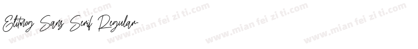 Elitmog Sans Serif Regular字体转换